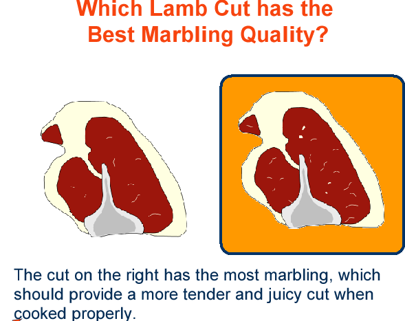 pork cut best marbling answer