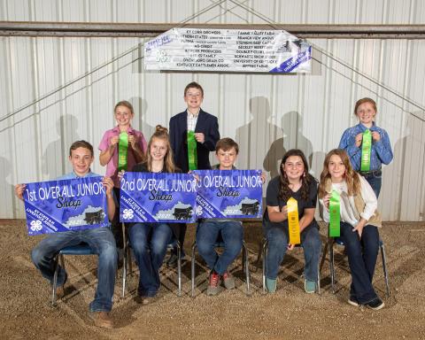 Livestock Judging Contest 2021 Top 10 Junior Individual Overall Sheep